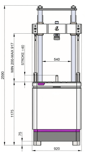 20kN Electro-Dynamic Test Machine